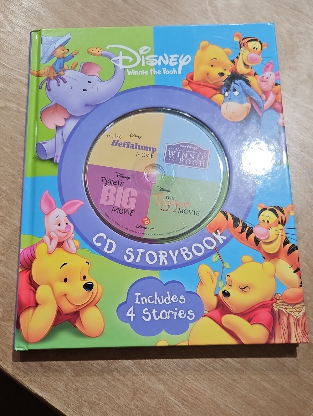 Disney Winnie the Pooh CD Storybook - Multi-Color